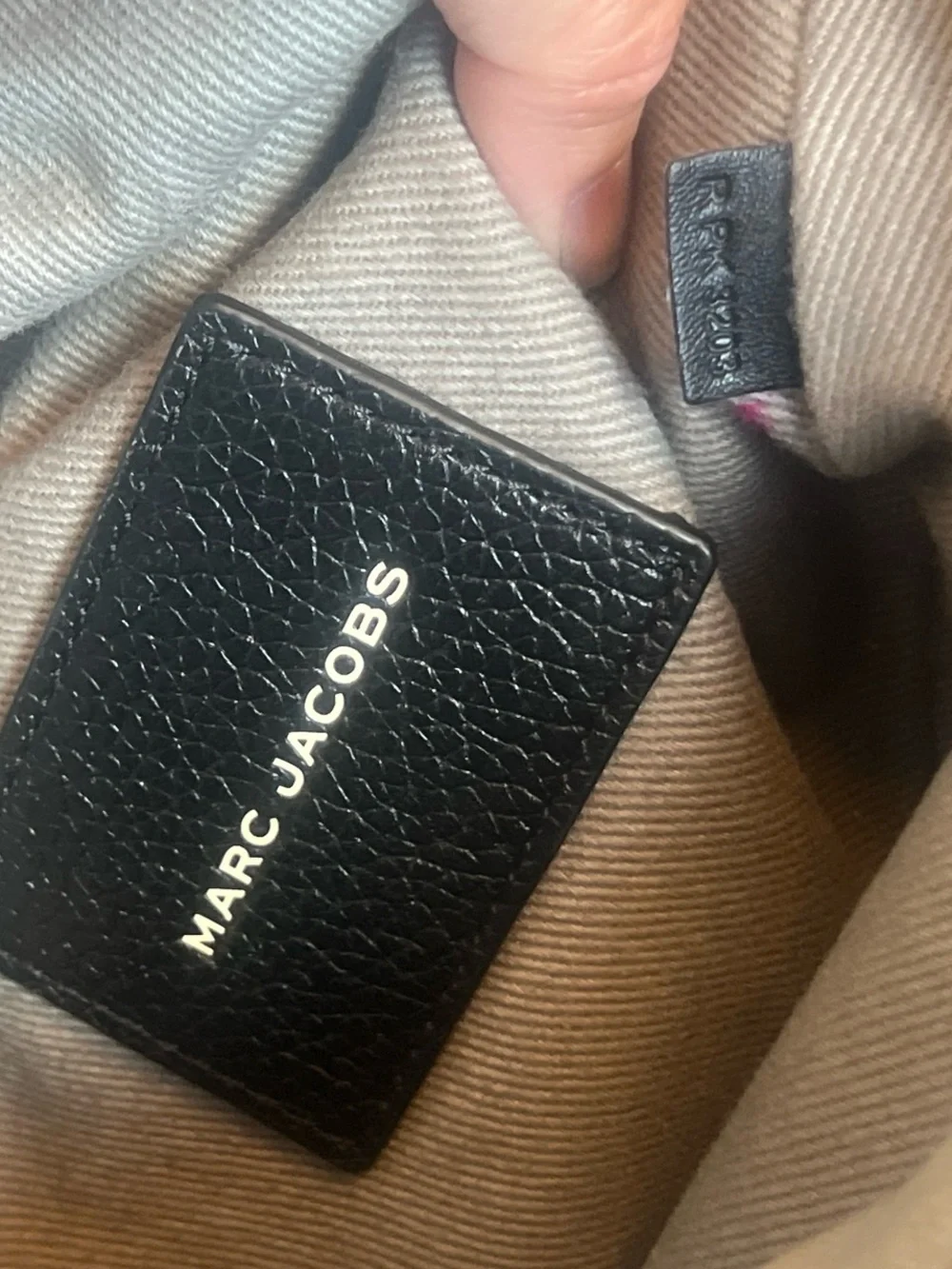 Marc Jacobs Black Leather Crossbody Belt Bag